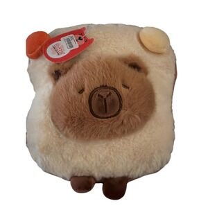 ZooZoo Capybara Cosplay Toast Plush Toy Stuffed Animal Cute Kawaii Kids Gift